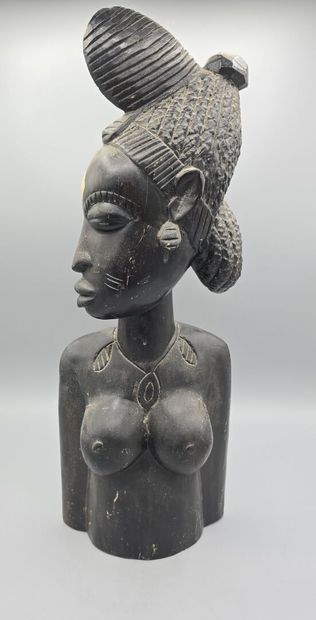 [ART AFRICAIN]
Lot de trois sujet en bois...