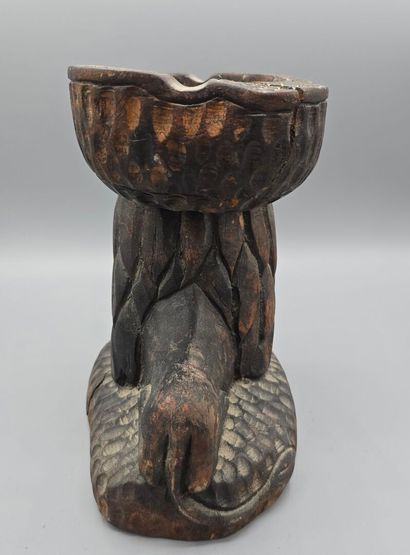 [ART AFRICAIN]
Lot de trois sujet en bois...