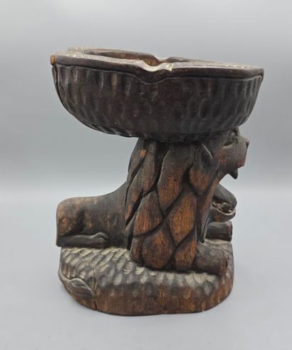 [ART AFRICAIN]
Lot de trois sujet en bois...