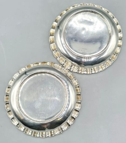 TIFFANY 1886-87
Paire de coupelles en argent...