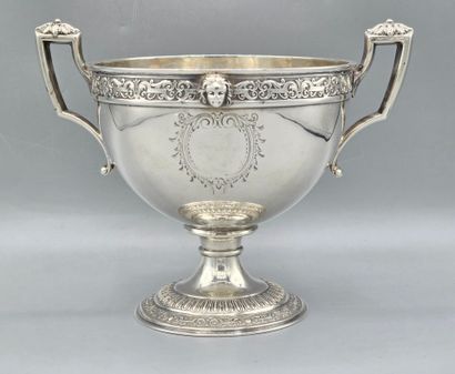 Coupe russe en argent au riche et soigné...