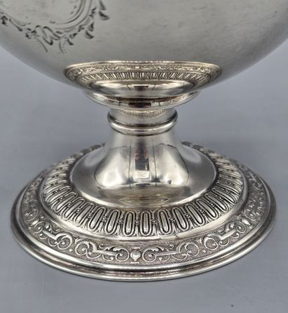 Coupe russe en argent au riche et soigné...