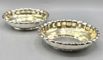 TIFFANY 1886-87
Paire de coupelles en argent...