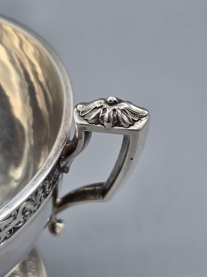 Coupe russe en argent au riche et soigné...