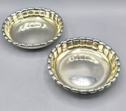 TIFFANY 1886-87
Paire de coupelles en argent...