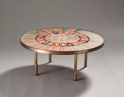 Roger CAPRON (1922-2006) 
Circular coffee...