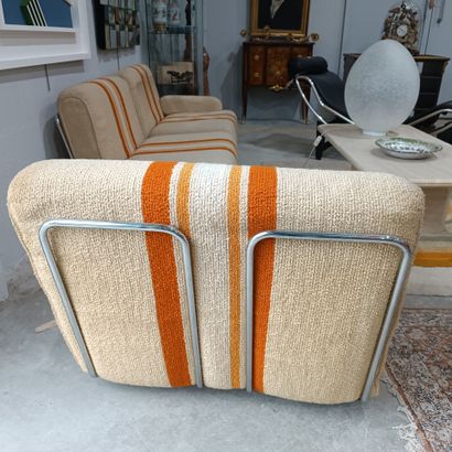 STEINER PARIS
Set of three armchairs that...