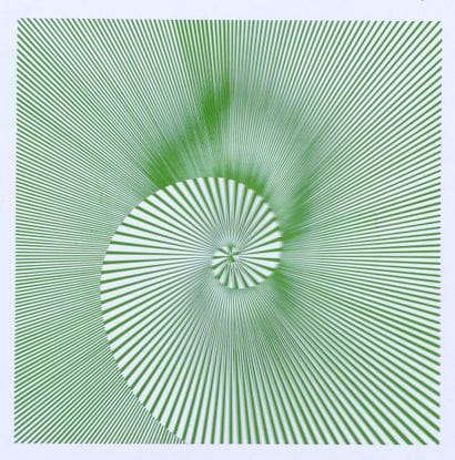 Alberto BIASI (né en 1937)
[Sans titre].
Pochoir...
