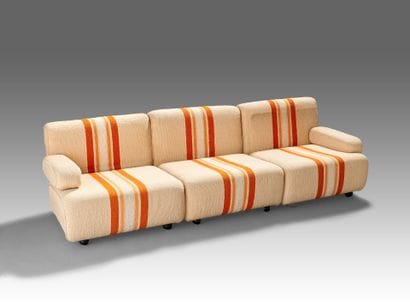 STEINER PARIS
Set of three armchairs that...