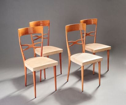 CONSORZIO SEDIE FRIULI
Suite of four chairs...