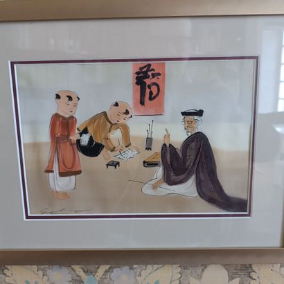 In the library / in the boudoir
CHINA
Meeting...