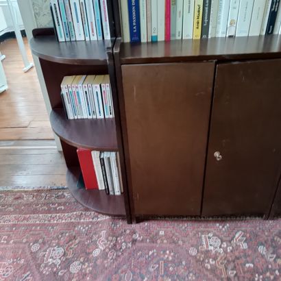In the library / in the boudoir
Three bookcase...