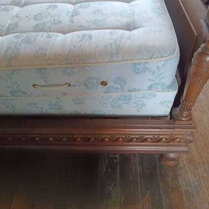 In Monsieur's bedroom
Bed and bedding in...