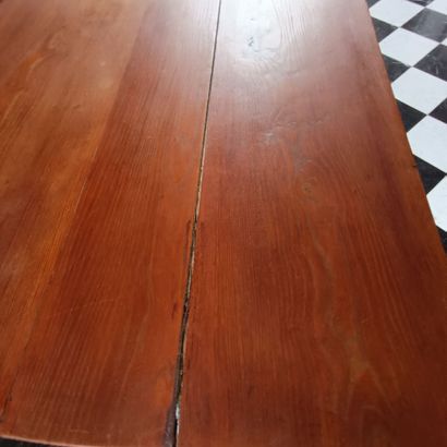 In the bookcase
Large rectangular table in...
