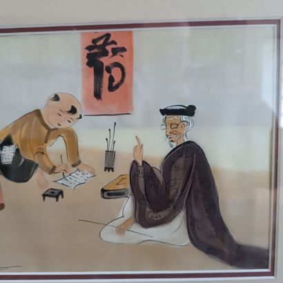 In the library / in the boudoir
CHINA
Meeting...