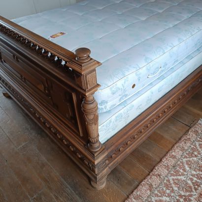 In Monsieur's bedroom
Bed and bedding in...