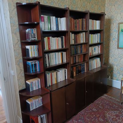 In the library / in the boudoir
Three bookcase...
