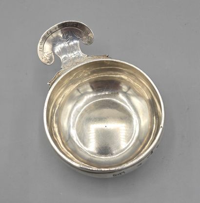 ROUEN 1753 
Taste-Vin normand en argent de...