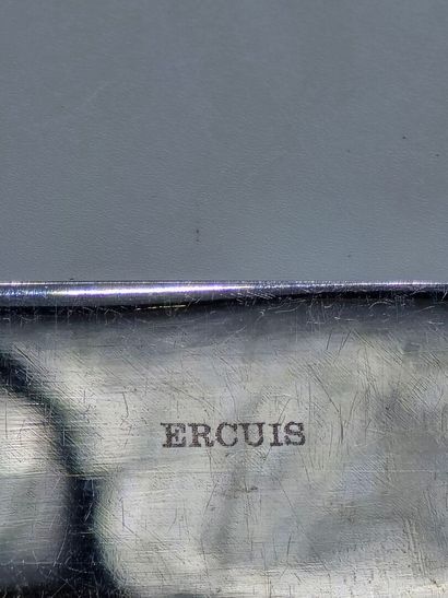 ERCUIS
Set of 12 silver-plated metal table...