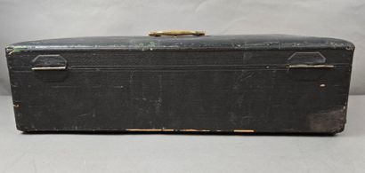 Grand coffret de ménagère en bois, au couvercle...