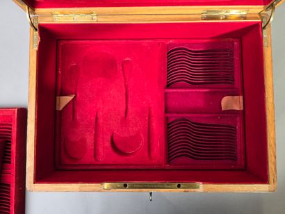 AUCOC: 
Two large menagère boxes forming...