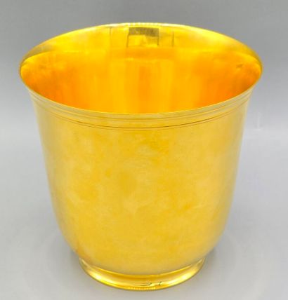 PUIFORCAT.
Importante et lourde timbale en...