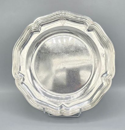 PARIS 1776
Plat rond / Assiette en argent...