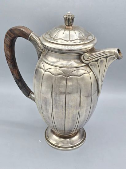 Claude PERRIN, probably 
Large covered silver-plated...