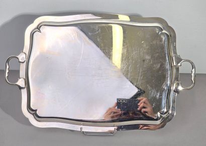 COLLET
Rectangular silver-plated tray with...