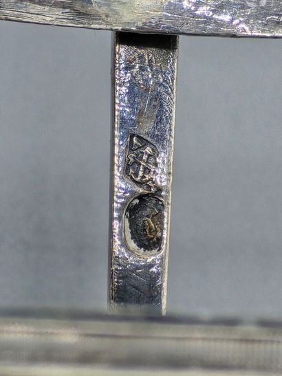 PARIS 1798-1809
Salière double en argent...