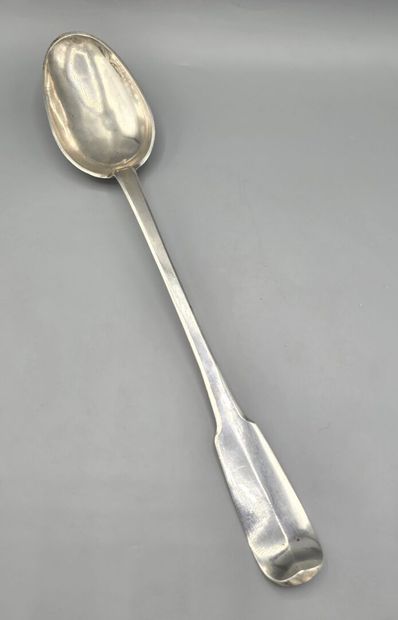 POITIERS 1735
Grande et rare cuillère à pot...