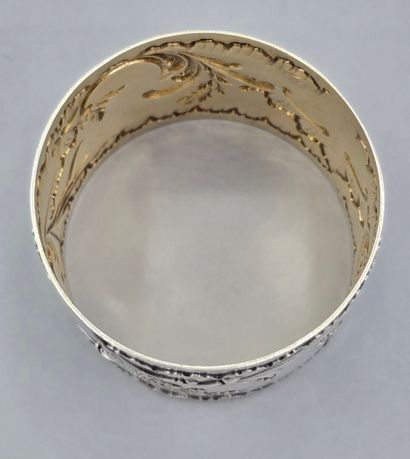 Emile HUIGNARD
Rond de serviette en argent...