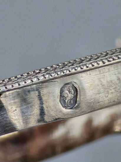 PARIS 1798-1809
Salière double en argent...