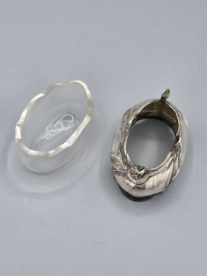 RAVINET DENFER
Saleron en argent de style...