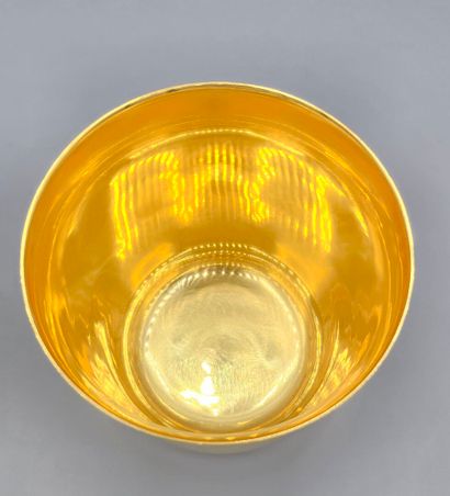 PUIFORCAT.
Importante et lourde timbale en...