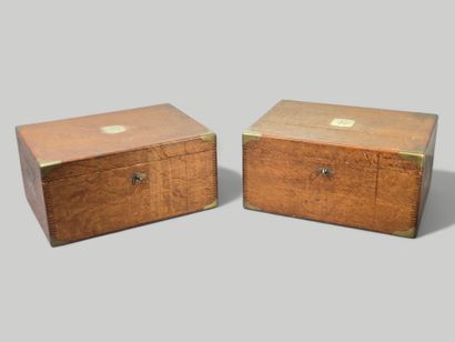 AUCOC: 
Two large menagère boxes forming...