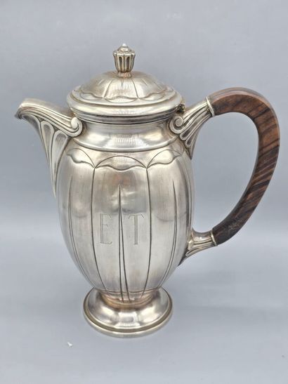 Claude PERRIN, probably 
Large covered silver-plated...