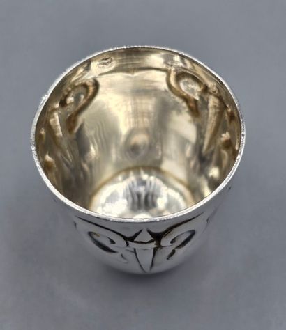 Henri SOUFFLOT.
Service à liqueur en argent,...
