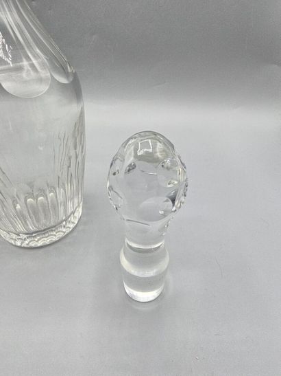 Set of three pairs of crystal decanters (2...