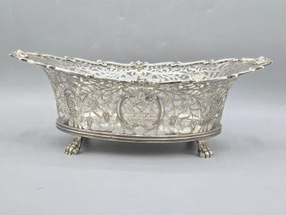 PAYS-BAS (vers 1898-1925)
Corbeille en argent...