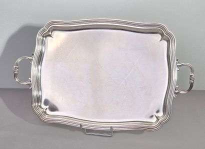 COLLET
Rectangular silver-plated tray with...