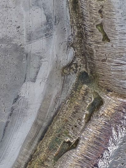 Deux flambeaux formant paire en argent du...