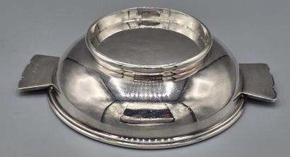 A silver-plated metal cup / display stand...