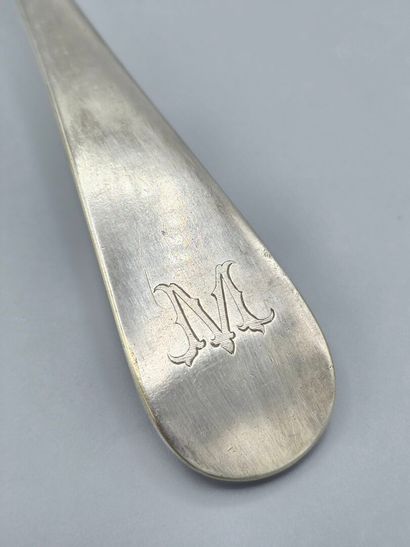 CHRISTOFLE
Ladle in silver-plated metal,...