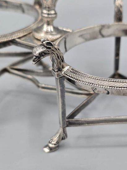 PARIS 1798-1809
Salière double en argent...