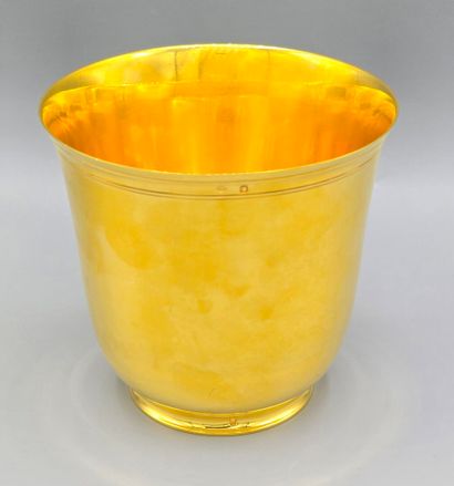 PUIFORCAT.
Importante et lourde timbale en...