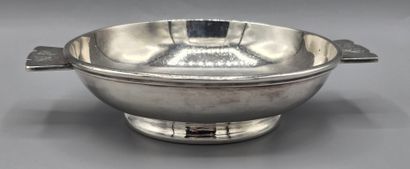 A silver-plated metal cup / display stand...