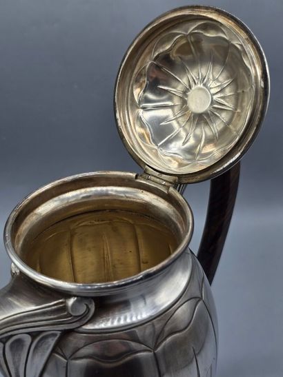 Claude PERRIN, probably 
Large covered silver-plated...