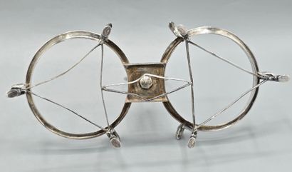 PARIS 1798-1809
Salière double en argent...