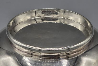 A silver-plated metal cup / display stand...